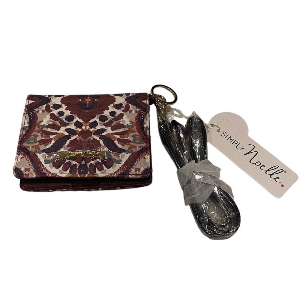 Simply Noelle Zip Miniature RFID Wristlet Wallet CREDIT CARD PROTECTION TRAVEL